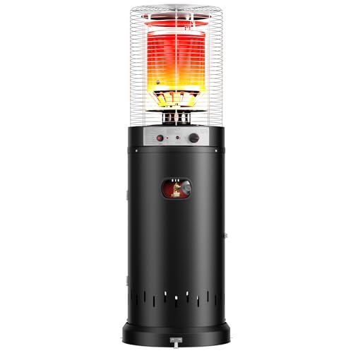 Gas Patio Heater 13kW - Portable Outdoor Heater with Wheels Outdoor Heater Kit