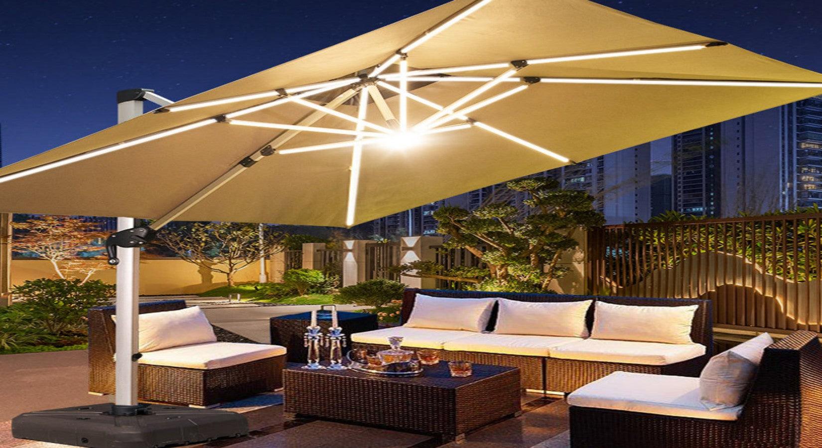 A combination of unique design and practicality - the charm of the cantilever umbrella - Parasol