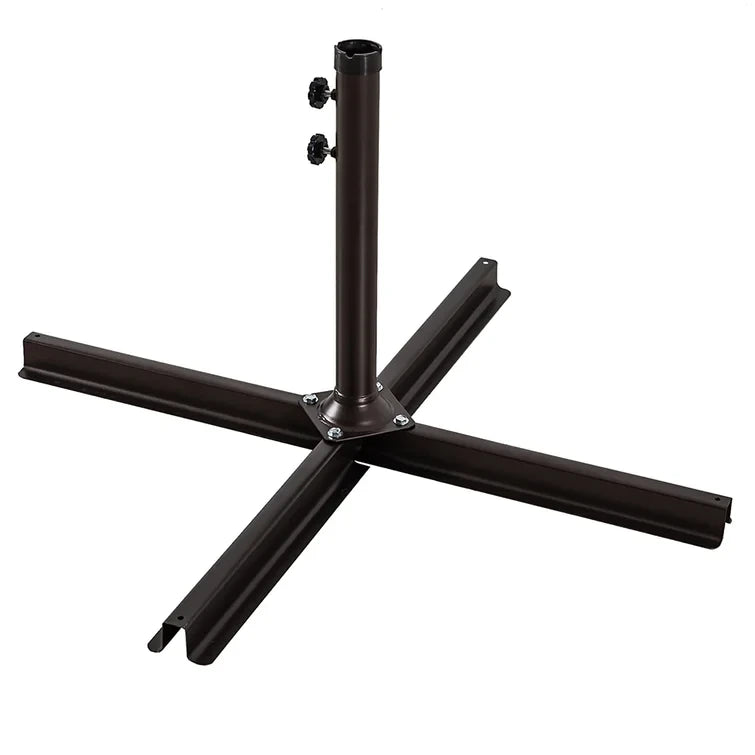 2.7/3M Banana Parasol™ Cantilever Umbrella Crank, Tilt and Cross Brace, Olefin Fabric with Lights - Parasol